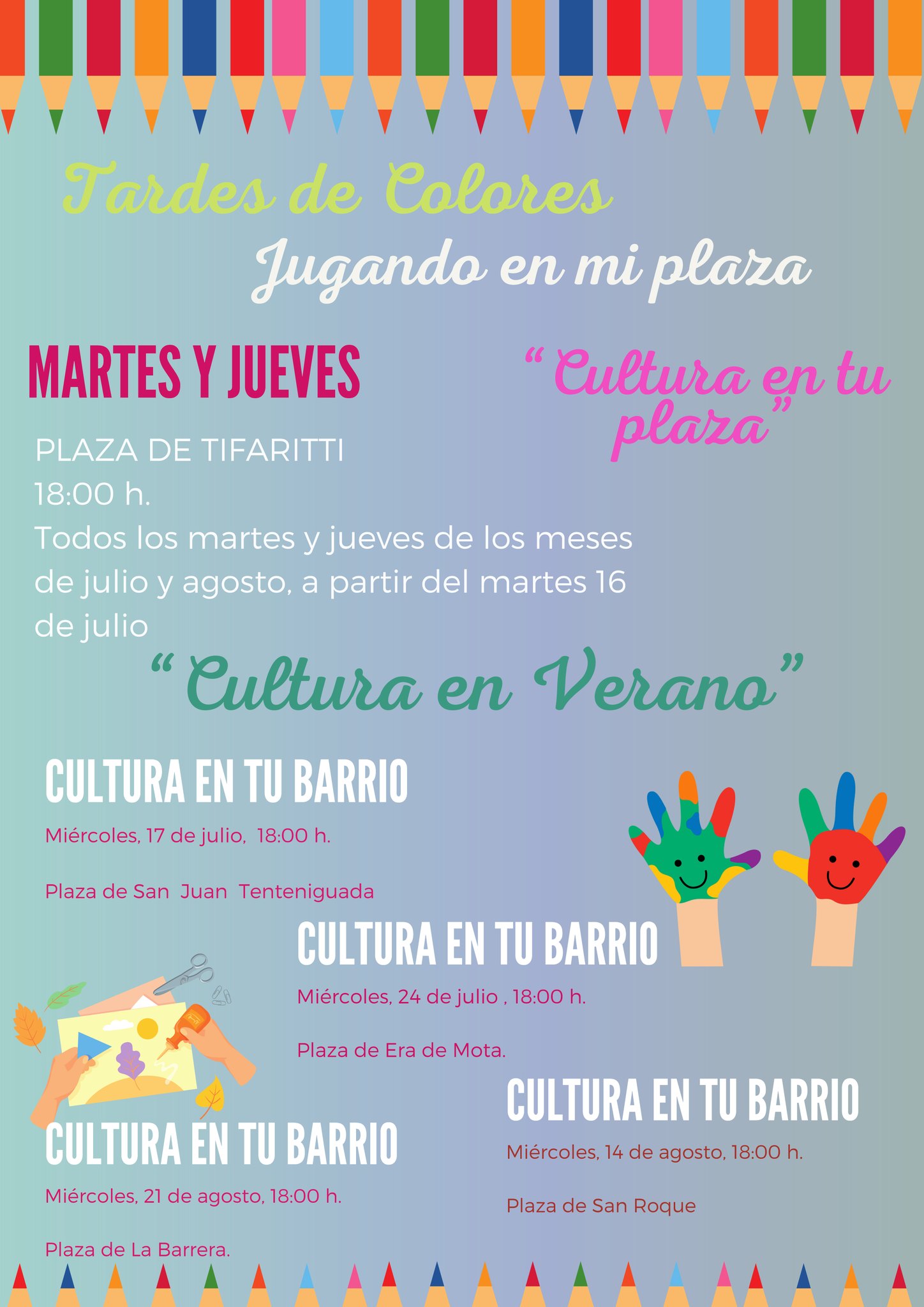 Tardes de Colores: Jugando en mi Plaza